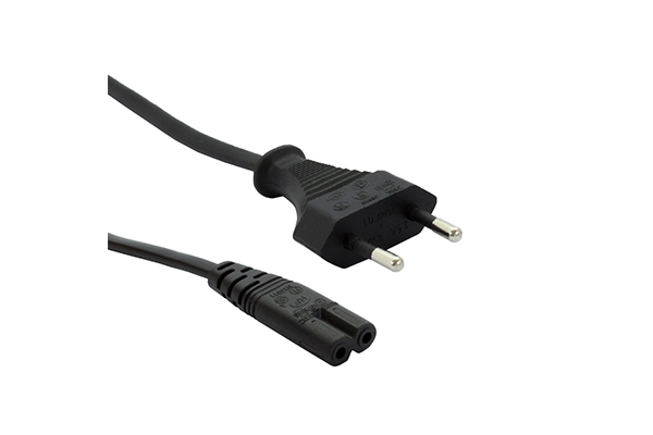 AC Power Cord IEC60320-C7-EU-Black